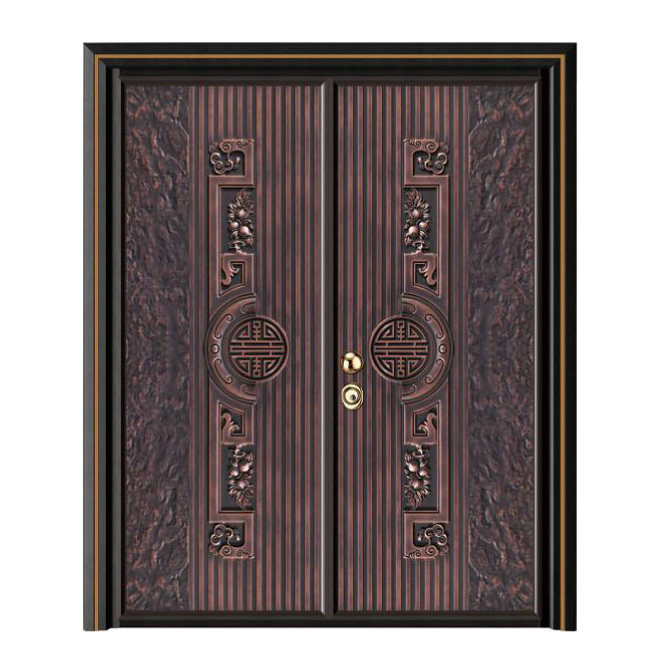轻奢铝木装甲门