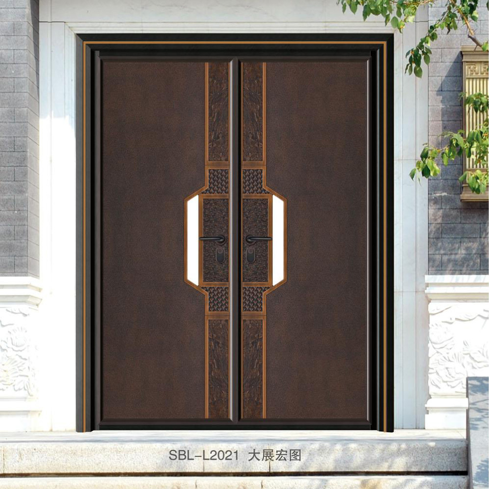 轻奢铝木装甲门