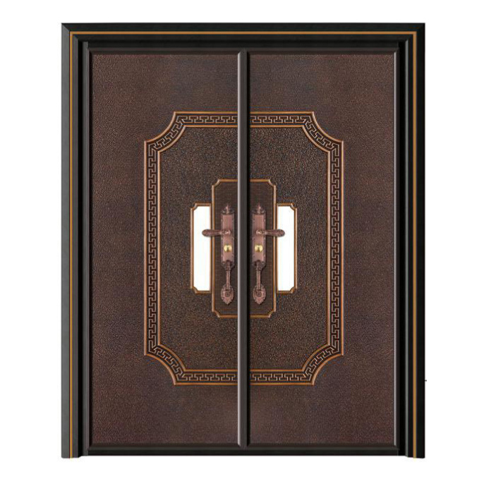 轻奢铝木装甲门