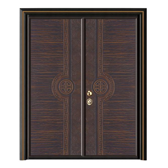 轻奢铝木装甲门