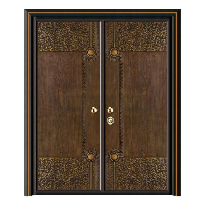 轻奢铝木装甲门