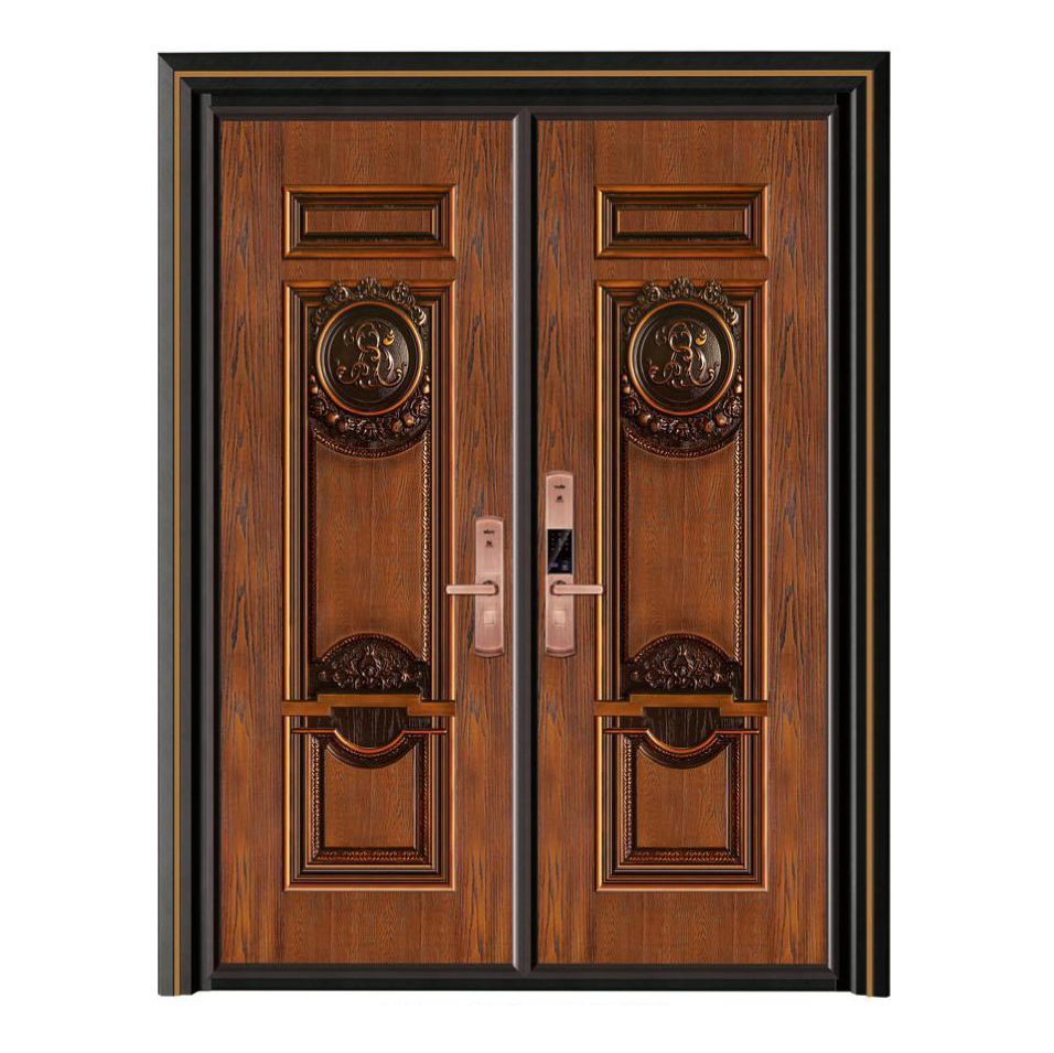 轻奢铝木装甲门