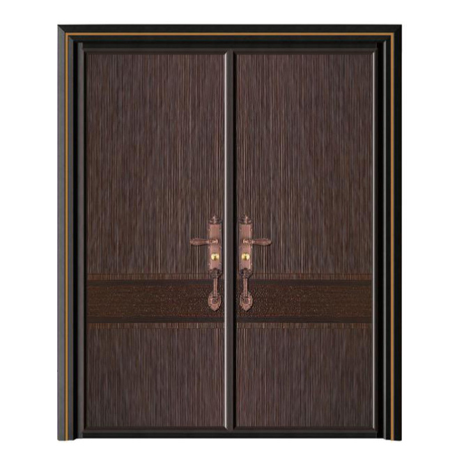 轻奢铝木装甲门