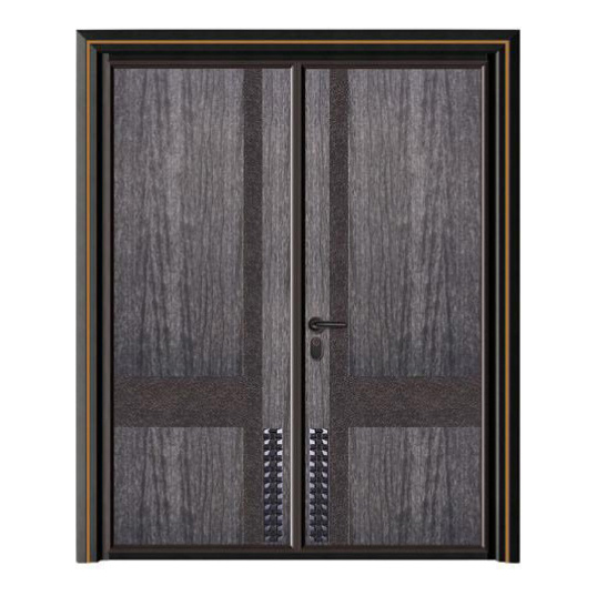 轻奢铝木装甲门