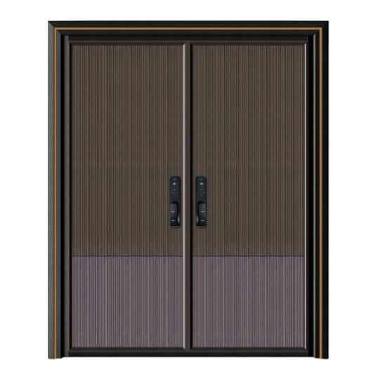 轻奢铝木装甲门