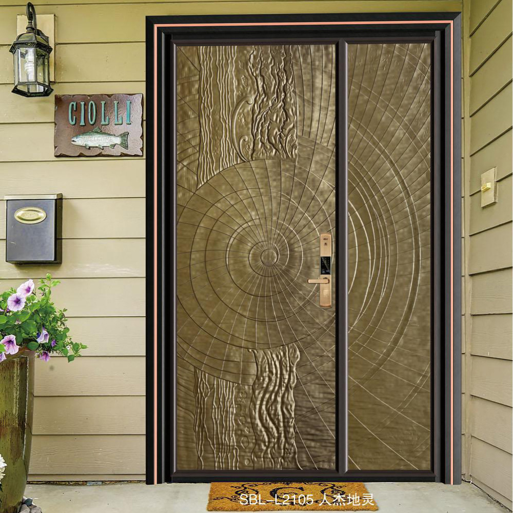 轻奢铝木装甲门