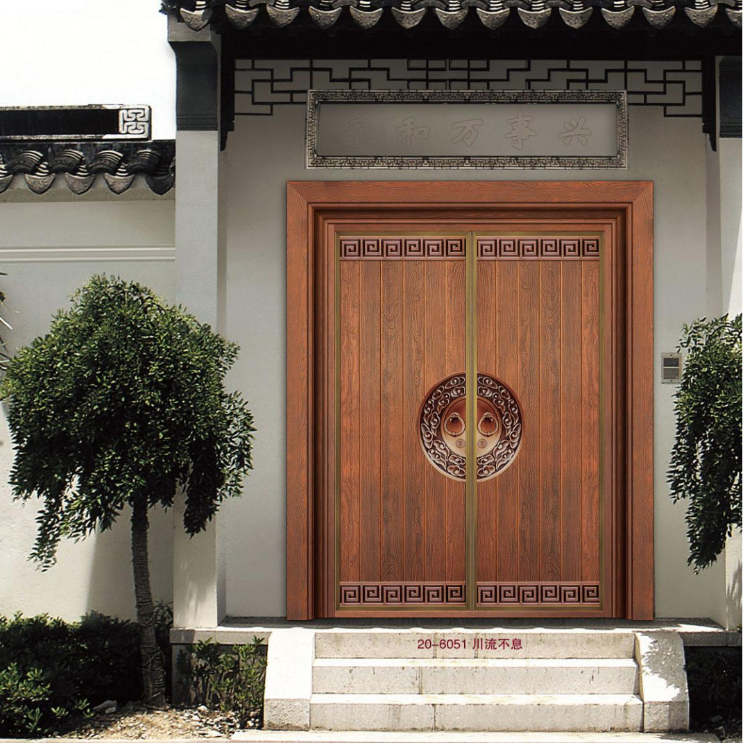 中式铜艺门
