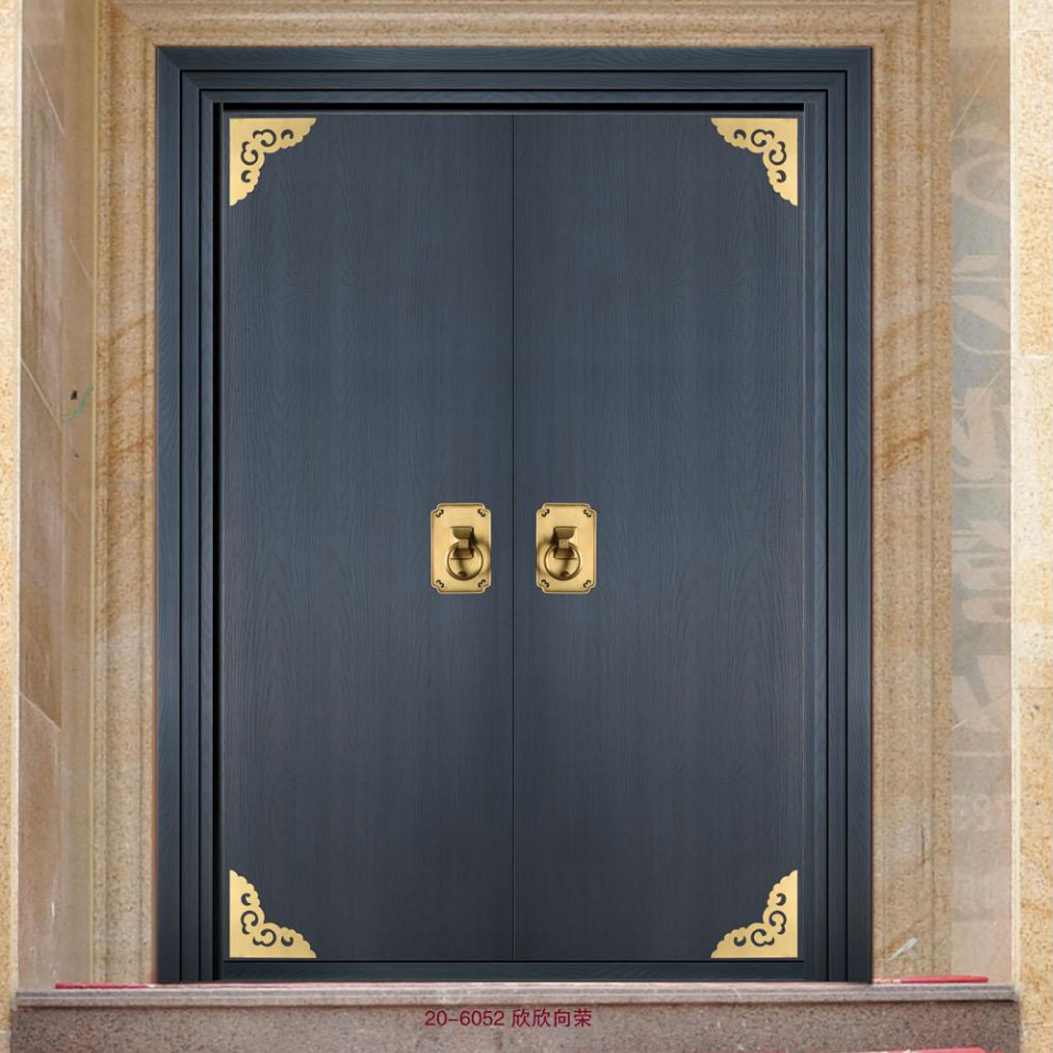 中式铜艺门