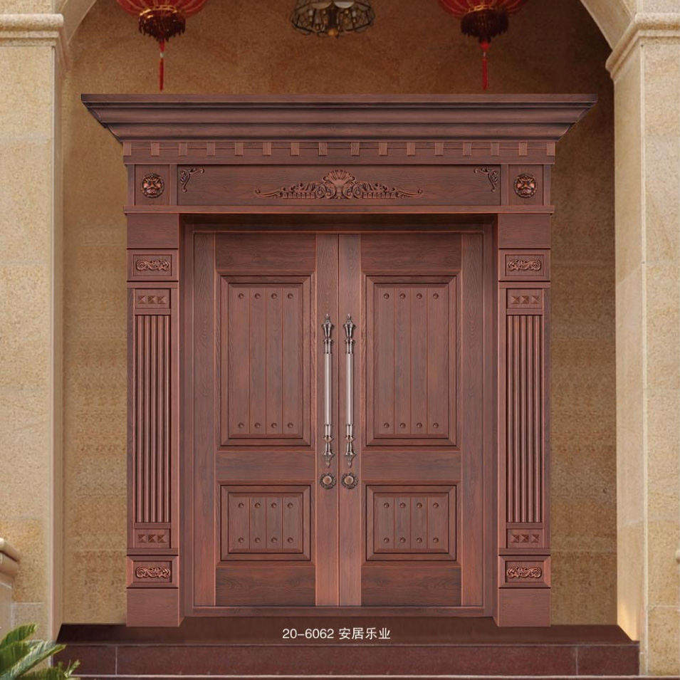 对开铜艺门