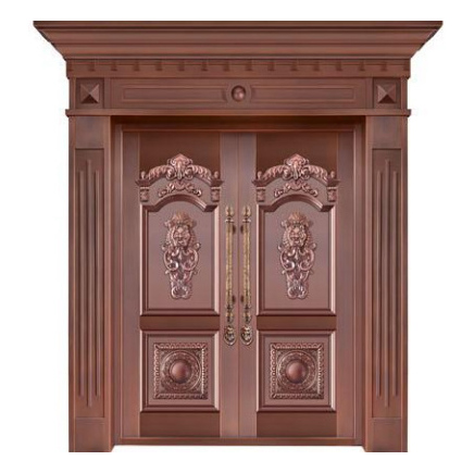 对开铜艺门