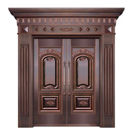 对开铜艺门