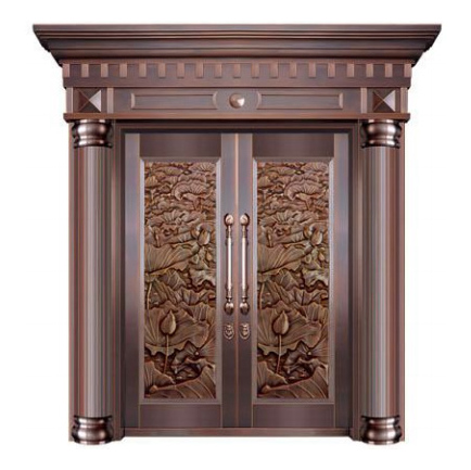 四开铜艺门