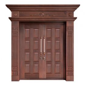 对开铜艺门20-6063一往无前