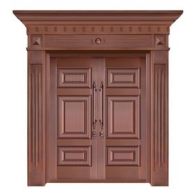 对开铜艺门20-6070千锤百炼