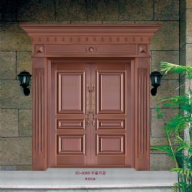 对开铜艺门20-6069千姿万态