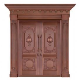 对开铜艺门20-6092巧夺天工