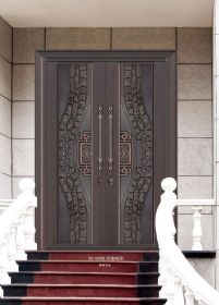 对开铜艺门20-6098天造地设