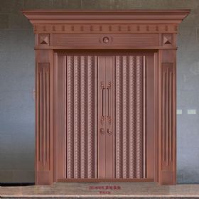 对开铜艺门20-6105美轮美奂