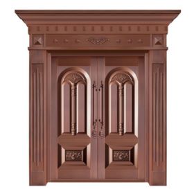 对开铜艺门20-6106多姿多彩