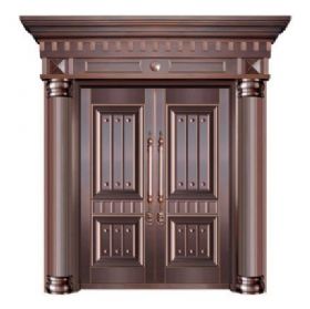 对开铜艺门20-6108昂首挺胸