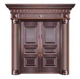 对开铜艺门20-6110雄心壮志