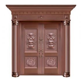 对开铜艺门20-6116骄阳似火