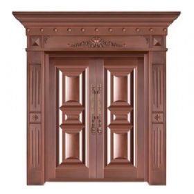 对开铜艺门20-6120能工巧匠