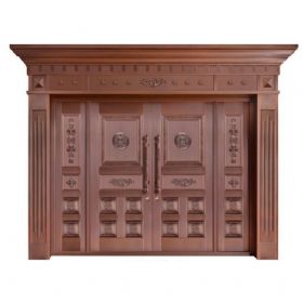 四开铜艺门20-6126四海一家