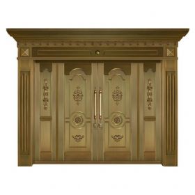 四开铜艺门20-6130如花似玉