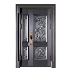 子母铜艺门20-6166喜上眉梢