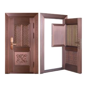 单开铜艺门20-6192金枝玉叶