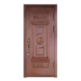 单开铜艺门20-6196招财进宝