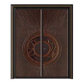 防爆铸铝门20-6320龙凤呈祥