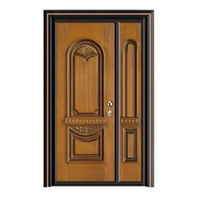 轻奢铝木装甲门SBL-L2106名利双收